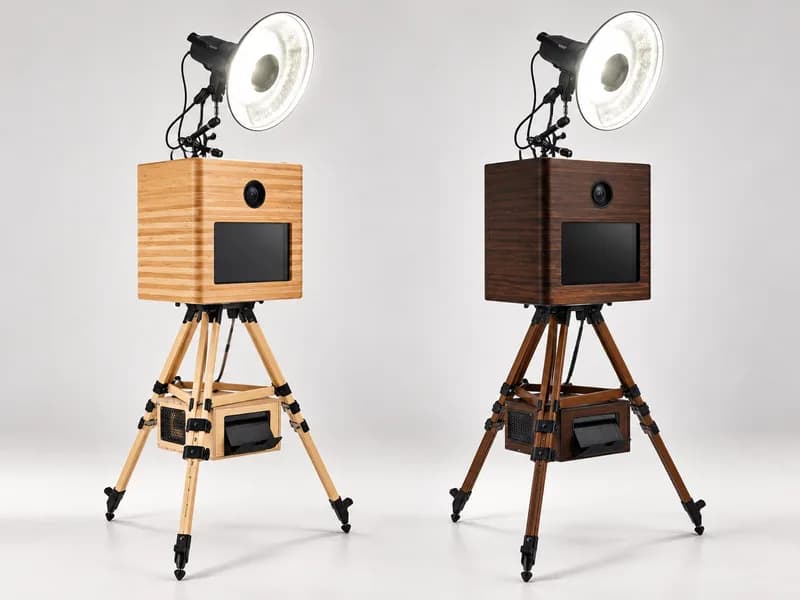 Ansicht Fotoboxen hell und dunkel