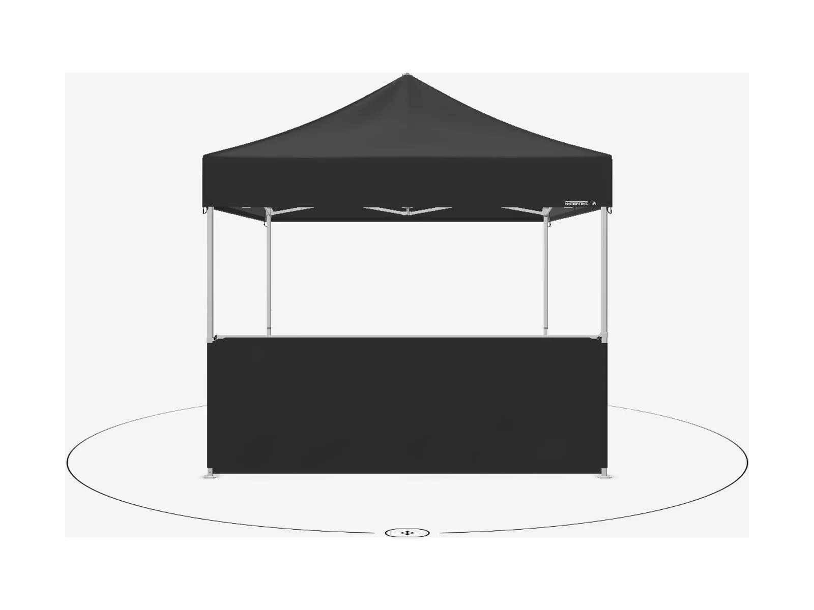 Mastertent Zeltplane halbe Höhe