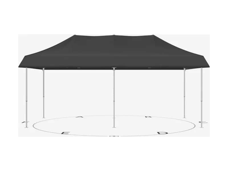 Mastertent 6 × 3 m mit Vordach